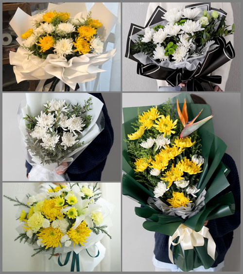 山东聊城临清市松林镇白事花束代送